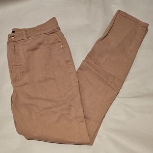 Express, Skinny, High Rise, Hyper Stretch Rose Color Jeans Sz 4R